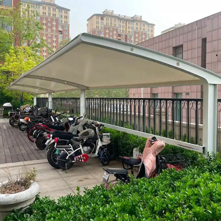 黄平县膜结构电动车棚